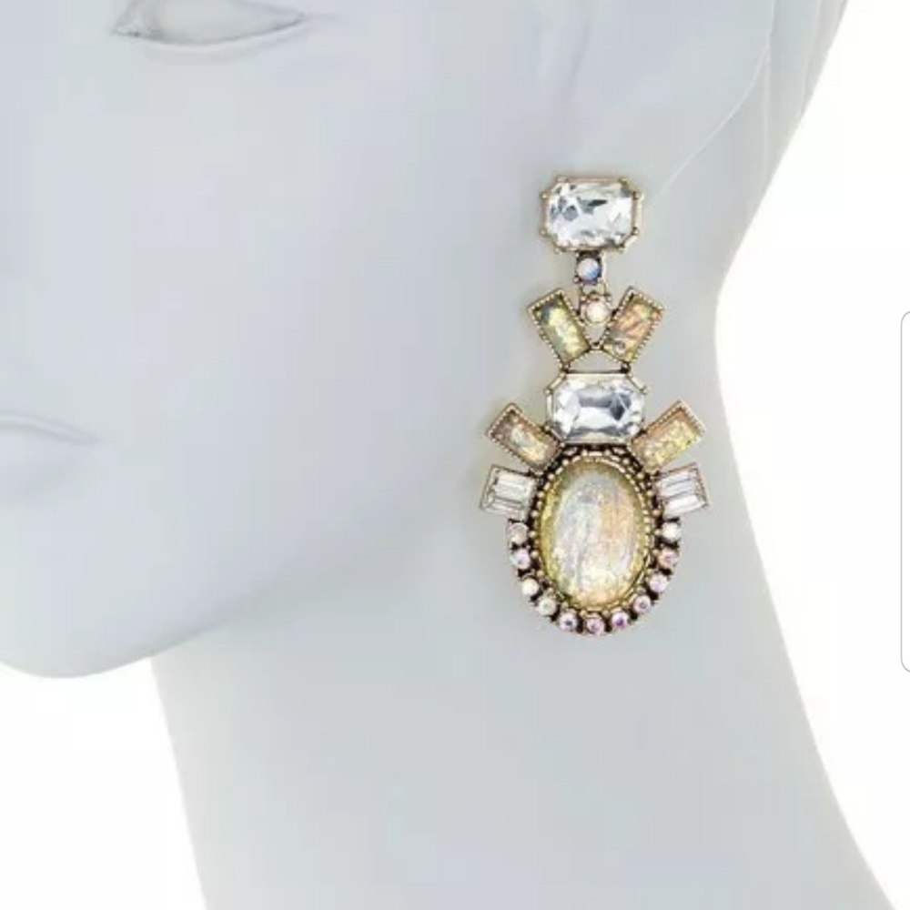 Eye Candy Los Angeles Raw Crystal Set Gold Monty E